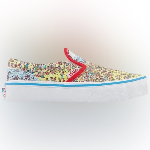 Unisex VANS Where’s Waldo? Slip on Sneakers- Size Women’s 7 - Picture 1 of 11